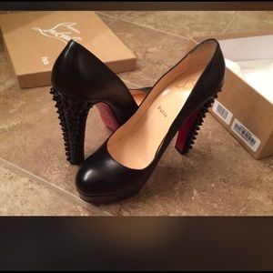 Auth. Christian Louboutin Spike Pumps